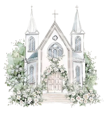 Ilustración de la iglesia