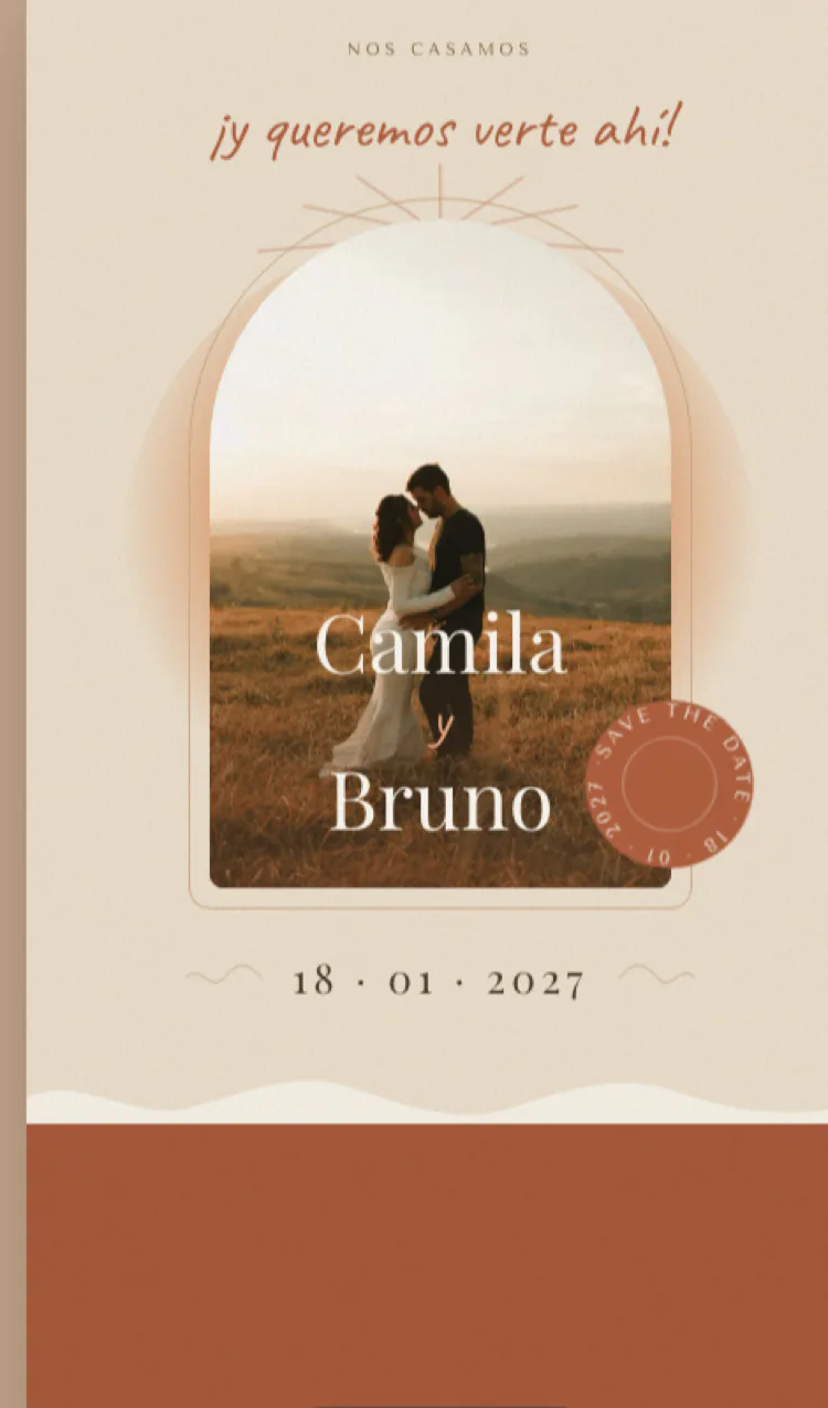 Vista previa de Boda terracota boho